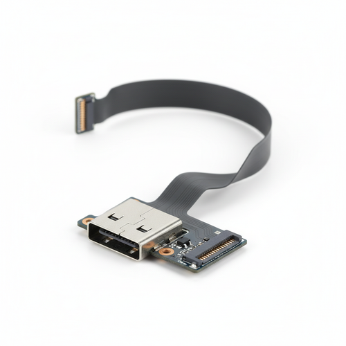 Connecteur USB-C remplacement smartphone vue de côté