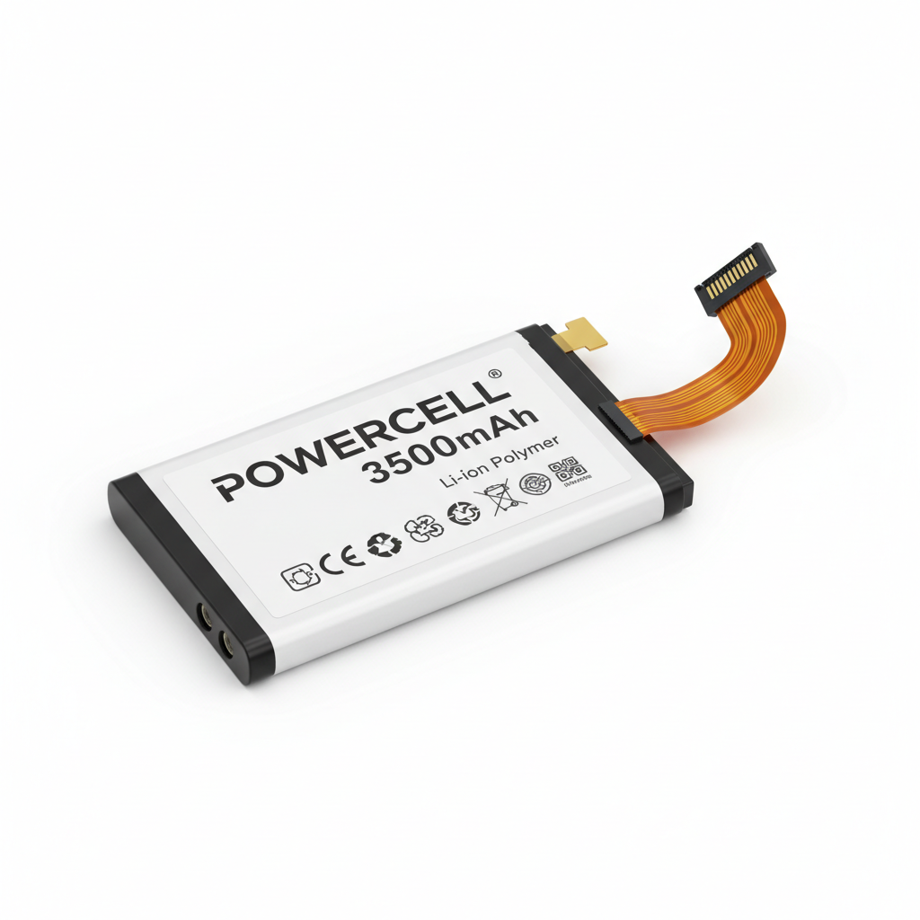 Batterie remplacement smartphone vue de côté
